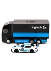 BFS   Tarmac Works 1:64 X Logitech Mercedes AMG GT3 Logitech G Race with Plastic Truck Packaging