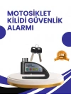 BFS Taşınabilir Alarm Disk Kilidi Motosiklet Scooter Bisiklet Güvenlik