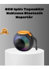 BFS Taşınabilir Bluetooth Hoparlör – RGB Işıklı, Güçlü Bas ve 8 Saat Pil Ömrü