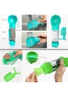 BFS  Taşınabilir Hazneli Mama Kaplı ,Kaka Poşetli Kedi,Köpek Suluğu-300ml