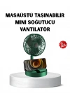 BFS Taşınabilir Katlanabilir Mini Fan 3 Kademeli Şarj Edilebilir