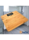 BFS  Techfit Bambu Banyo Baskülü Yüksek Hassasiyetli Darbelere Dijital Dayanıklı Terazi Tf 1065 M