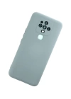 BFS  Tecno Camon 16 Kılıf Nano içi Kadife Silikon - Buz Mavisi