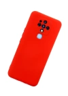 BFS  Tecno Camon 16 Kılıf Nano içi Kadife Silikon - Kırmızı