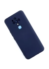 BFS  Tecno Camon 16 Kılıf Nano içi Kadife Silikon - Lacivert