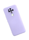 BFS  Tecno Camon 16 Kılıf Nano içi Kadife Silikon - Lila