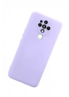 BFS  Tecno Camon 16 Kılıf Nano içi Kadife Silikon - Lila