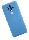 BFS  Tecno Camon 16 Kılıf Nano içi Kadife Silikon - Mavi