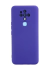 BFS  Tecno Camon 16 Kılıf Nano içi Kadife Silikon - Mor