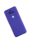 BFS  Tecno Camon 16 Kılıf Nano içi Kadife Silikon - Mor