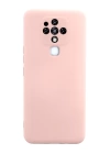 BFS  Tecno Camon 16 Kılıf Nano içi Kadife Silikon - Pudra