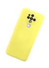 BFS  Tecno Camon 16 Kılıf Nano içi Kadife Silikon - Sarı