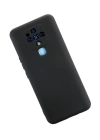 BFS  Tecno Camon 16 Kılıf Nano içi Kadife Silikon - Siyah