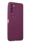 BFS  Tecno Camon 18 Kılıf First Silikon - Mor