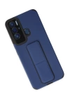 BFS  Tecno Pova Neo Kılıf Mega Standlı Silikon - Mavi