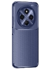 BFS  Tecno Spark 30 Kılıf Auto Focus Karbon Kapak - Lacivert