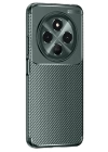 BFS  Tecno Spark 30C Kılıf Auto Focus Karbon Kapak - Koyu Yeşil