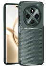 BFS  Tecno Spark 30C Kılıf Auto Focus Karbon Kapak - Koyu Yeşil