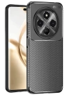 BFS  Tecno Spark 30C Kılıf Auto Focus Karbon Kapak - Siyah