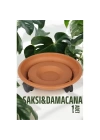 BFS Tekerlekli Saksı Altığı 37 CM KAHVE