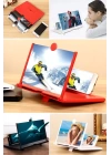 BFS  Telefon ve Tablet Ekran Büyütücü Aparat Kırmızı