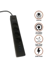 BFS  Termak Akım Korumalı 4 Priz 3 USB Girişli Uzatma Kablosu Güç&Şarj