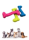 BFS   Tiny Kemik Oyuncağı Tırtıklı Yüzey Küçük Kemik Plastik Köpek Oyuncağı