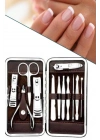 BFS Tırnak Bakım Seti Tırnak Düzeltme Batık 12 Parça Çanta Tipi Manikür Pedikür