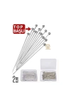 BFS Top Başlı İğne 2 Kutu 100 Adet Başörtü İğnesi Toplu İğne
