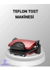 BFS Tost Makinesi Kırmızı Döküm Plaka 6+ Dilim Çok Kapasiteli Izgara