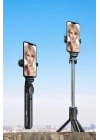 BFS Tripod Kablosuz Bluetooth Bağlantılı Selfie Çubuğu 360 Derece Dönebilen