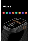 BFS Ultra 8 2.1 inç IPS Ekran Konuşma ve NFC Özellikli Akıllı Saat - Gümüş