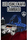 BFS Ultra Güçlü Led Işık Şarjlı Kafa Lambası Balıkçı Lambası Kafa Feneri