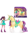BFS   Unicorn Academy AVA ve Tek Boynuzlu At Leaf seti 12 cm