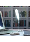 BFS  USB Girişli 14 Ledli 3 Kademeli Dokunmatik Masa/Kitap Okuma Lambası Ledi Beyaz
