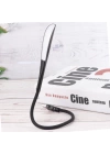 BFS  USB Girişli 14 Ledli 3 Kademeli Dokunmatik Masa/Kitap Okuma Lambası Ledi Siyah