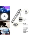 BFS  Usb İle Şarj Edilebilen 3In 1 Kırmızı Işık +Beyaz Led Meşale Işık + Uv El Feneri Kedi Lazeri