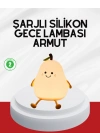 BFS USB Şarjlı Armut Gece Lambası Dokunmatik Renk Değişimli