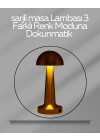 BFS USB Şarjlı Dokunmatik LED Masa Lambası – 3 Renk Modu & Dimmer
