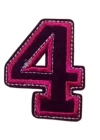 BFS  Ütü İle Yapışan 4  Rakamı  Arma 4x4 cm