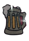 BFS  Ütü İle Yapışan Bira Bardağı Arma 3x3 cm