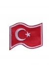 BFS  Ütü İle Yapışan Türk Bayrağı Dalgalı Arma 5x4 cm