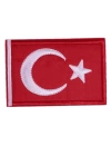 BFS  Ütü İle Yapışan Türk Bayrağı Dikdörtgen Arma 6x4 cm