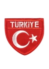 BFS  Ütü İle Yapışan Türk Bayrağı Türkiye Yazılı Arma 4 cm