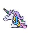 BFS  Ütü İle Yapışan Unicorn At Beyaz Karışık Arma 6x3 cm
