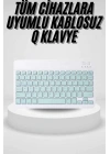 BFS Uyumlu Kablosuz Bluetooth Şarj Edilebilir Mini Q Klavye