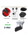 BFS V6 Plus Motorsiklet Kaskı İntercom  Su Geçirmez 1200 M