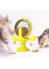 BFS  Vantuzlu Zilli İnteraktif Dönebilen Mama Kaplı Renkli Eğlenceli Eğitici Kedi Oyuncağı