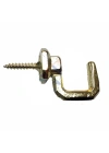 BFS Vidalı Kanca, Askı Büyük - 15x23mm, Sarı - 100 Adet