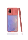 BFS  Vivo V21e Kılıf Platin Kamera Koruma Silikon - Pembe
